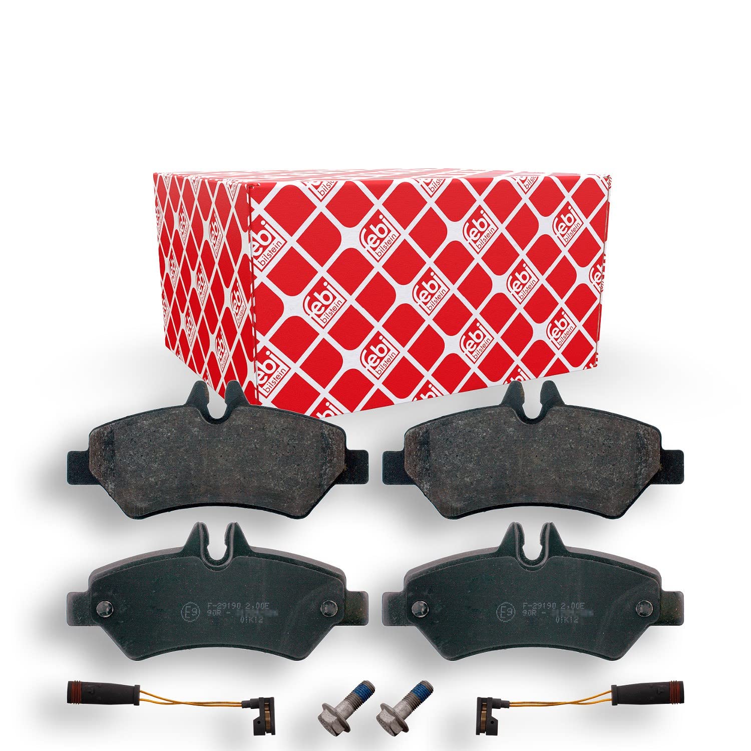 febi bilstein 16708 Brake Pad Set with fastening material, 1 unit