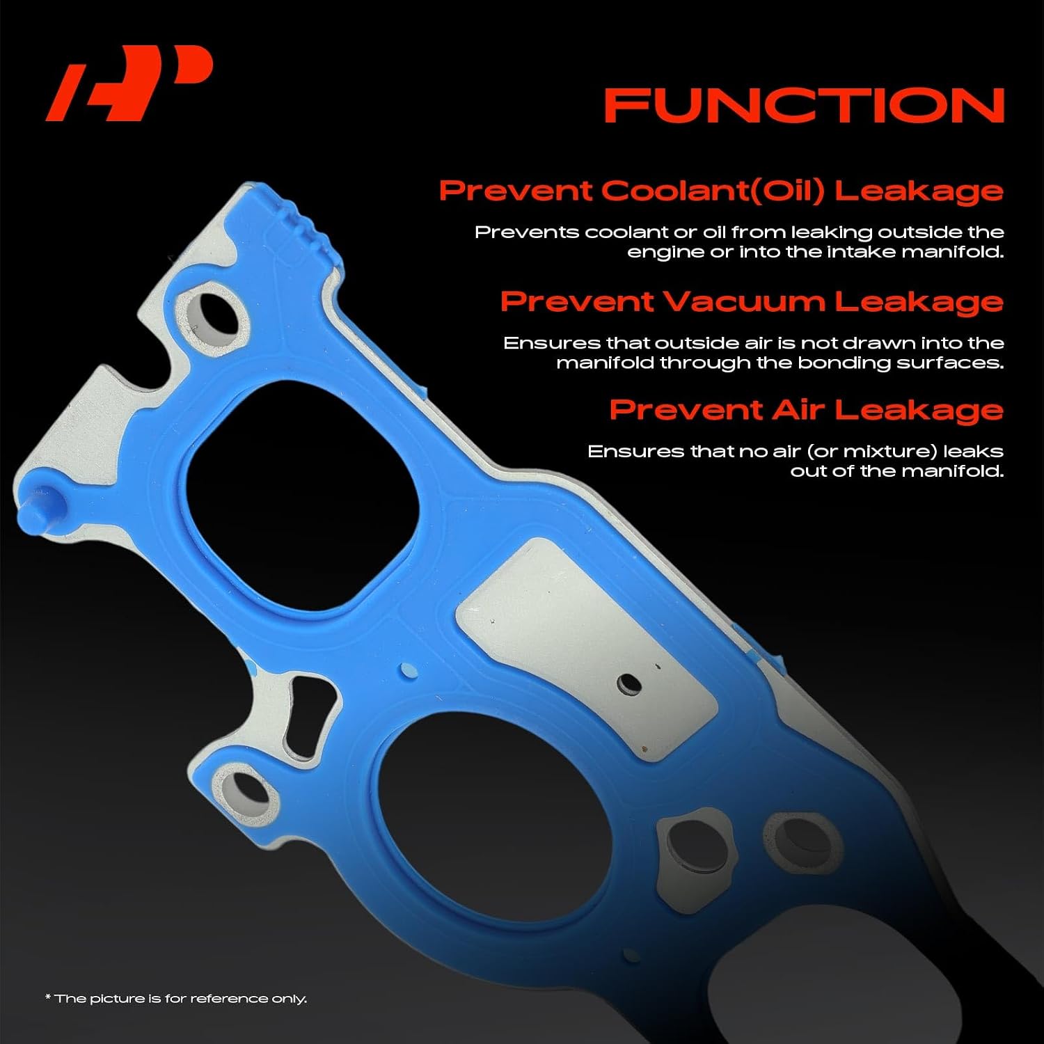 A-Premium Lower and Upper Engine Intake Manifold Gasket Set Compatible with Ford F-150 F150, E-150 E-250 Econoline, E-150 Club Wagon, 1997 1998, 4.2L
