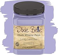 Vista 153 de Dixie Belle Paint Company - Pintura con acabado de tiza para muebles, color blanco lino (Drop Cloth), 8 fl oz, pintura mineral color blanco lino mate