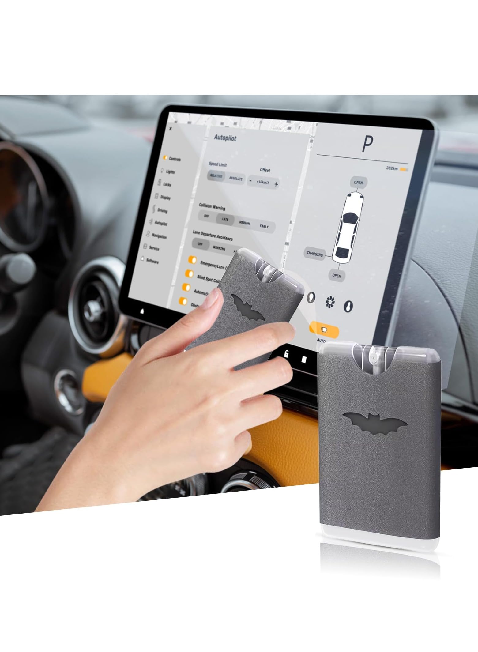 Excefore2-in-1 Screen Cleaner - Touch Screen Mist Cleaner and Microfiber Cloth for Cell Phone, Laptop, Tablet, Computer