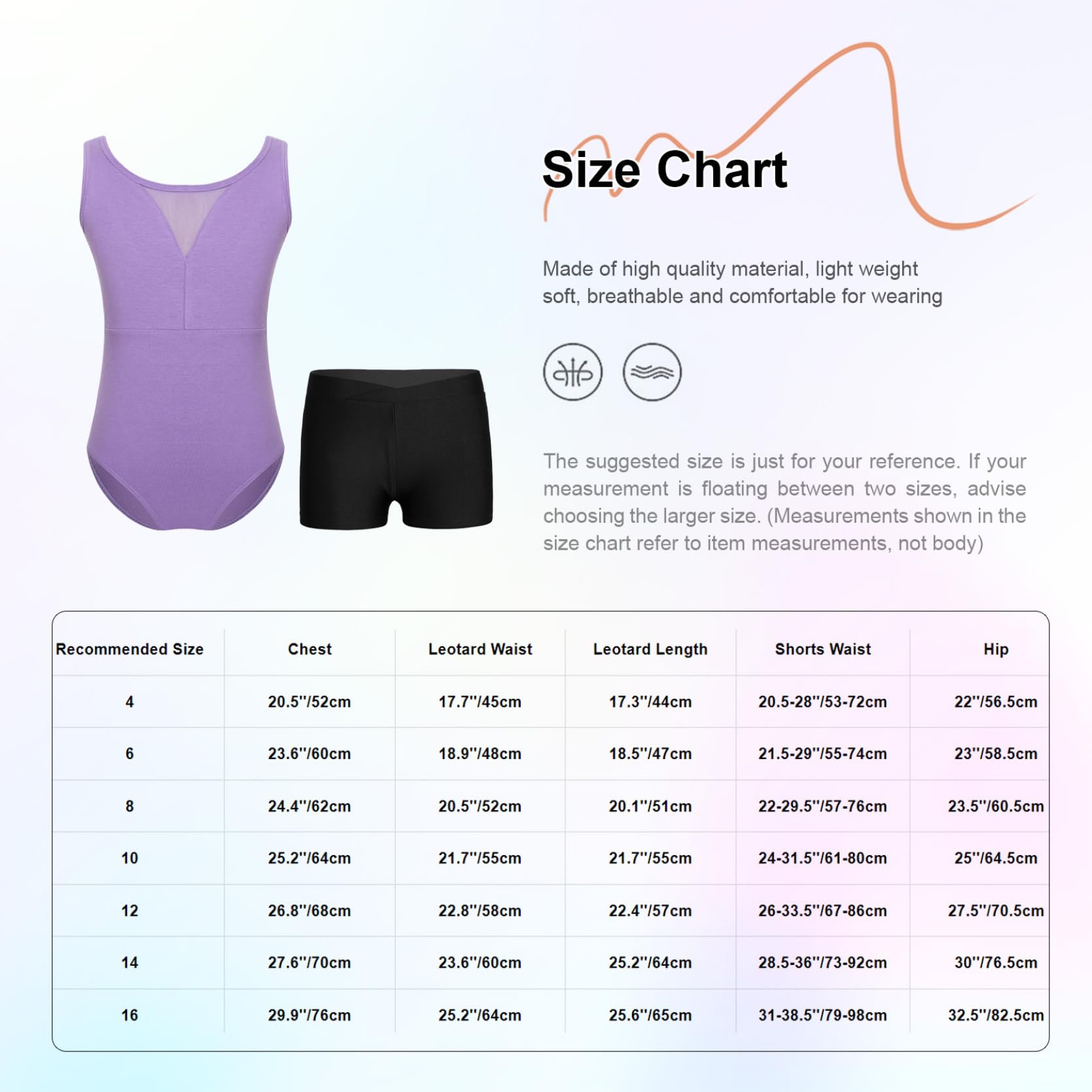 inlzdz Bambine Ragazze Leotards con Pantaloncini Body da Ginnastica Artistica Senza Maniche Jumpsuit Tuta da Danza Classica Balletto Patchwork Dancewear