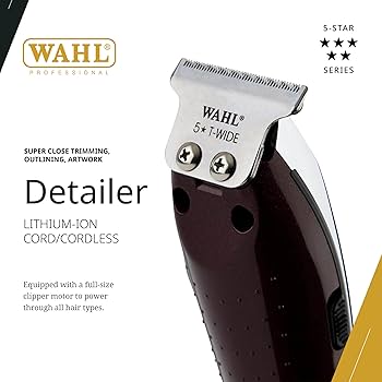 〈新品未使用〉WAHL 5STAR Cordless Detailer Li 5 STAR CORDLESS DETAILER® LI – Wahl Canada