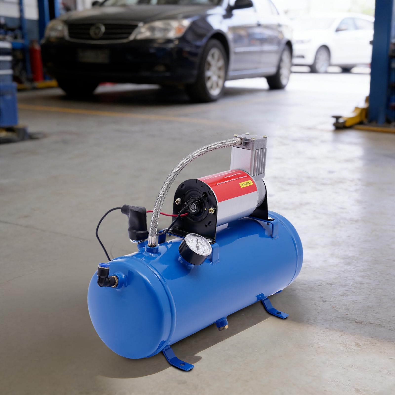 Compresseur d'air 12 V 6 L silencieux pour voiture Compresseur d'air
