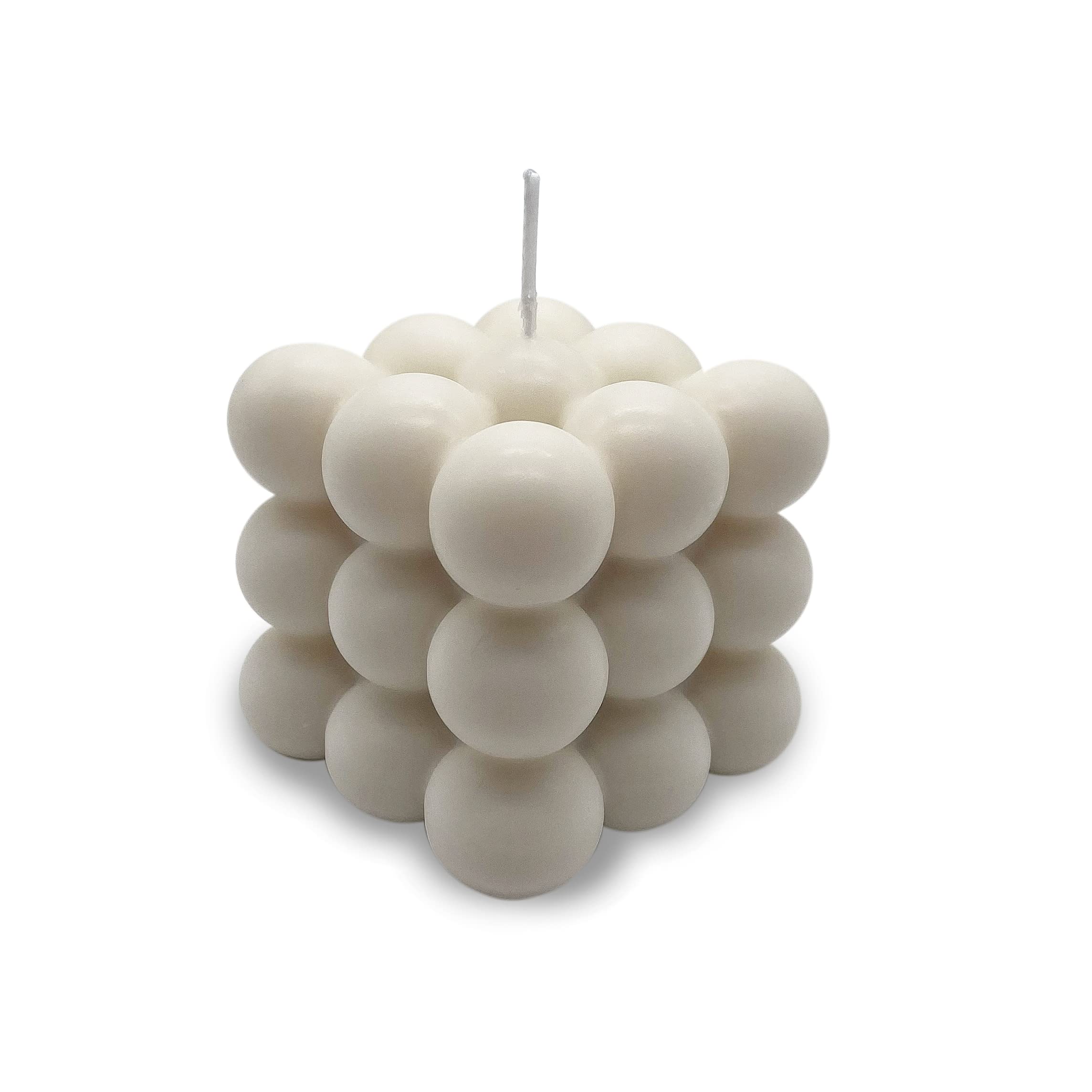 Bubble Kerzen (10 Stück) Größe 6x6x6 cm | Handmade in Germany | Würfel Romantik Candle Deko