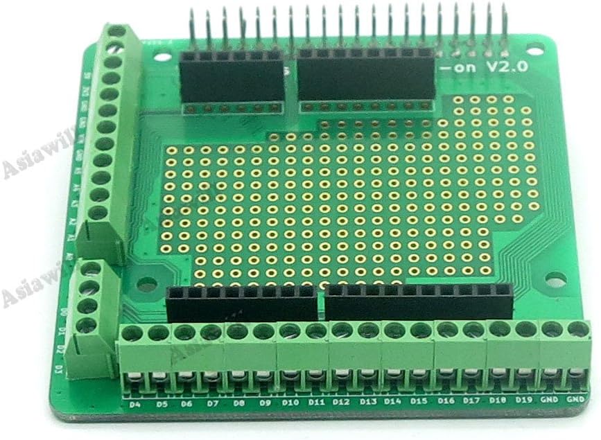 Asiawill Screws Prototype Add-on V2.0 Compatible with Raspberry PI
