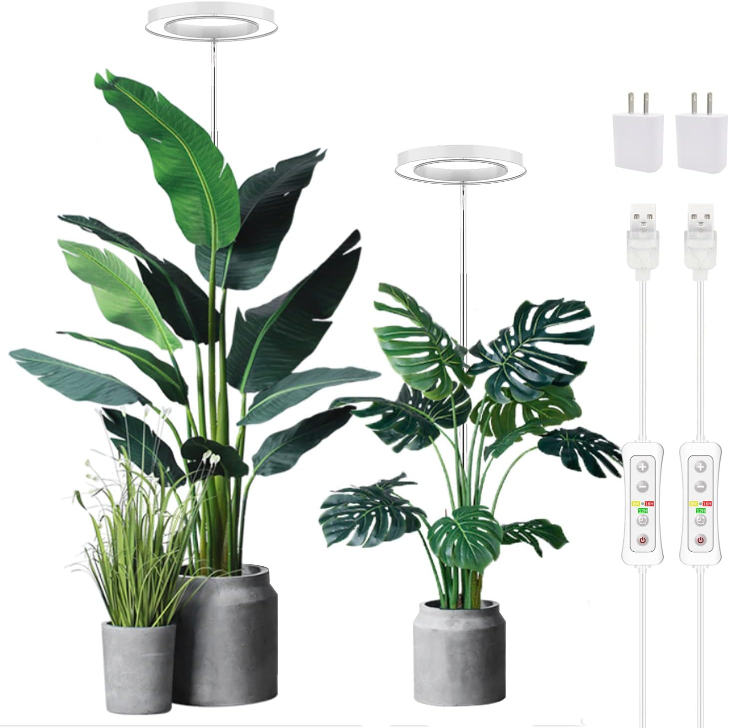 yadoker Plant Grow Light, LED Growing Light Full Spectrum