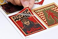 Vista 2 de Netflix Stranger Things: Season 4 Calcomanías para dispositivos con papel de aluminio (paquete de 23)