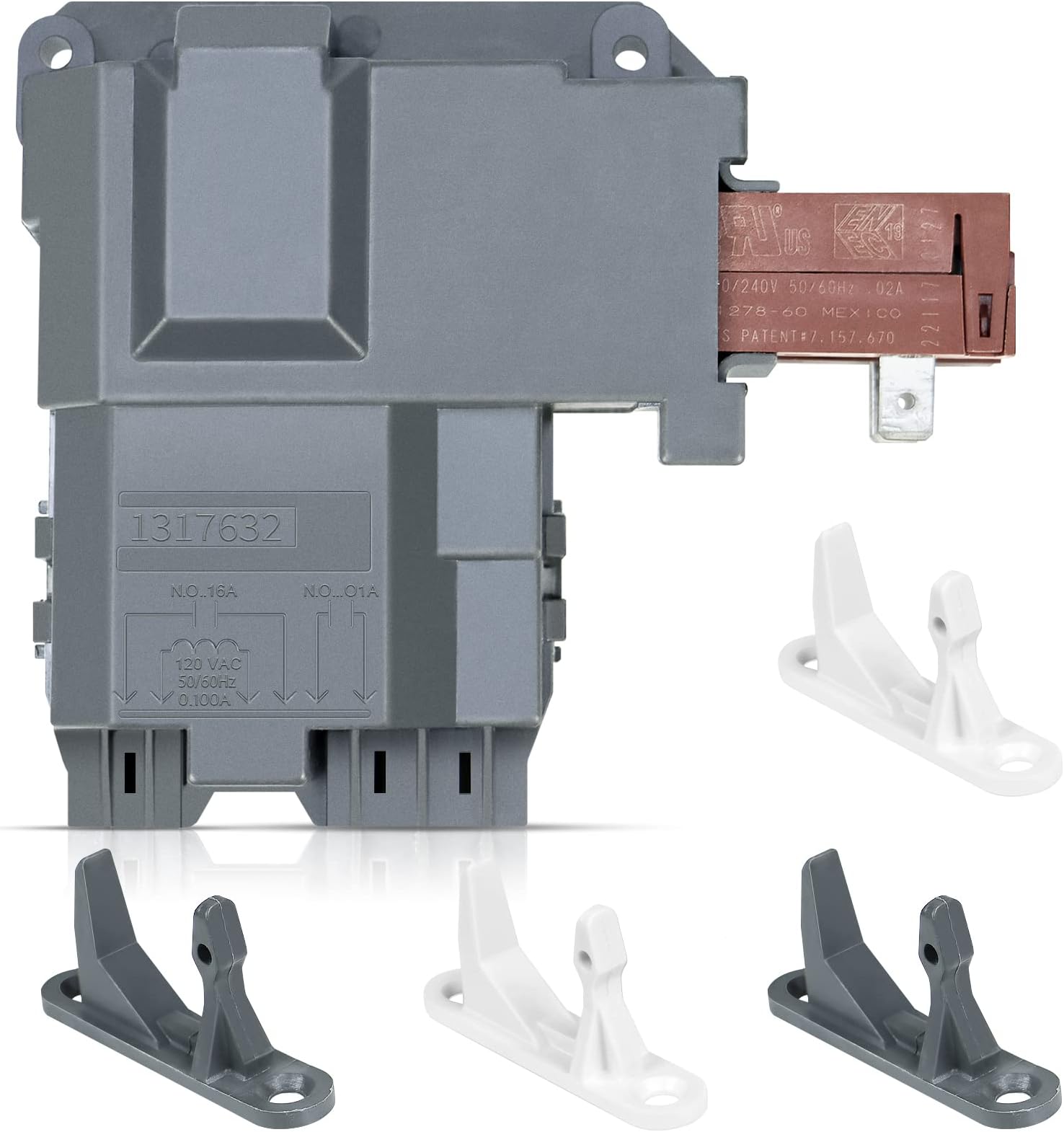 - Upgrade 131763256 1317632 for Frigidaire Affinity Washer Door Latch Lock Front Load Washer Washing Machine Part Replace 131763202 131763310 Kenmore Front Load Washer Door Latch GLTF2940FS1 FAFW4011LW0