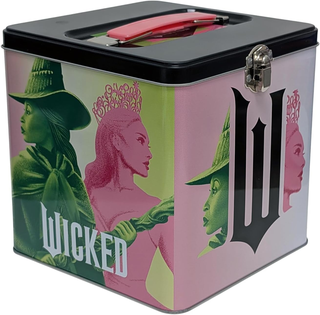 The Tin Box Company Wicked the Movie - XL Storage Tin with Handle, Wicked