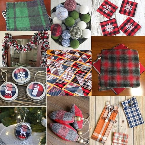 Miniatura 4 de F as in Fabric  Tela de franela 100% algodón  60 pulgadas de ancho  acolchado, costura  Artes y manualidades (blanco, 1 yarda)