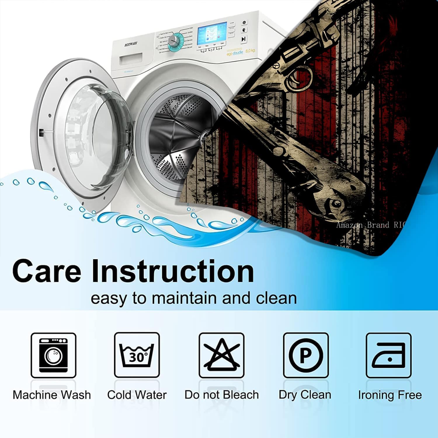 American Flag Skull Boy Girls Blackout Curtains,Independence Day Gothic Pirate Crossbones Vintage, 2 Panel Rod Pocket Thermal Insulated Drapes for Bedroom Living Kids Room Deco 42x63 inch