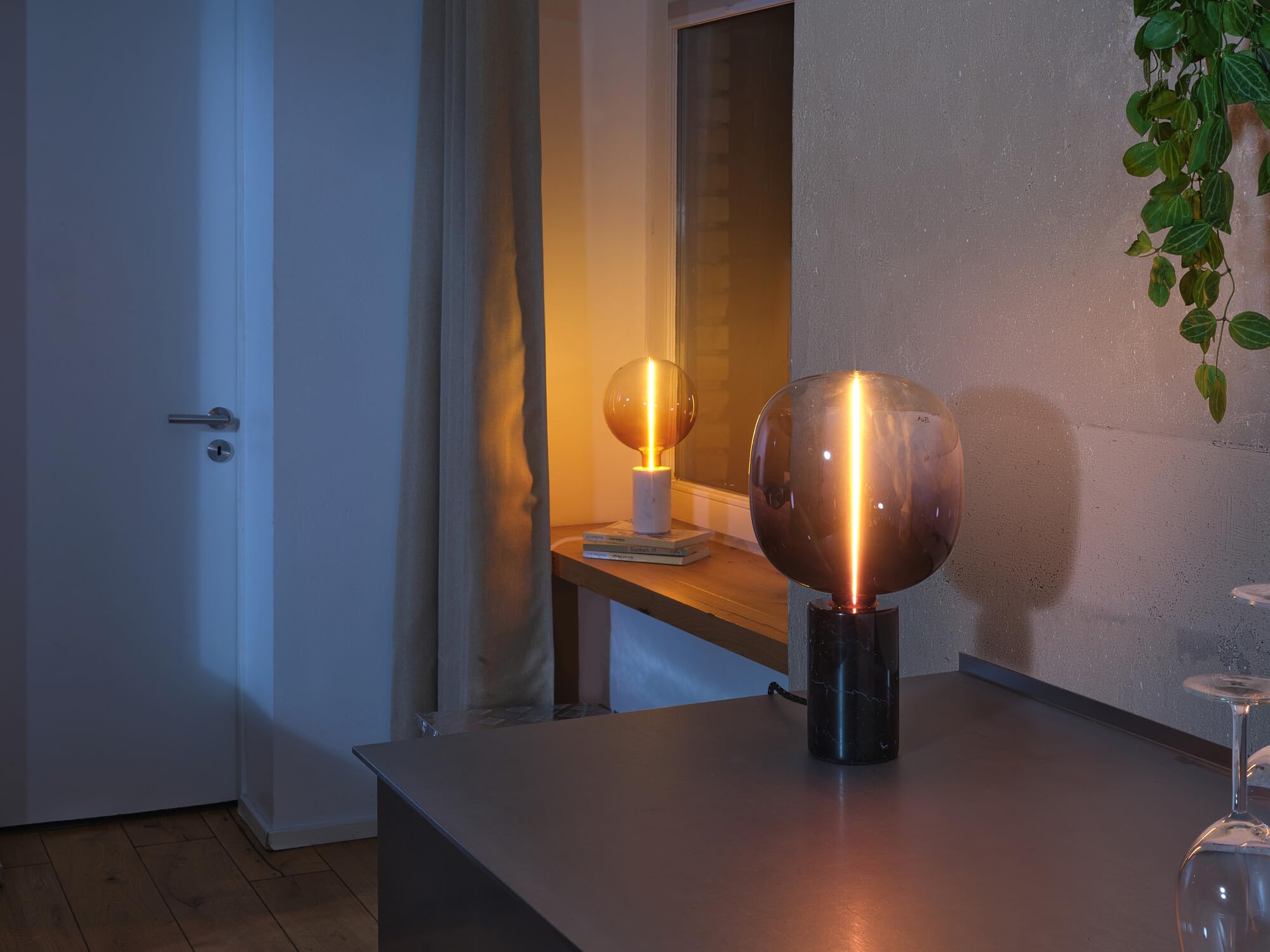 Osram Decor Marble Base Tischleuchte E27 Schwarz Marmor