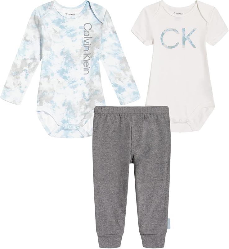 Baby Girls' 3 Pieces Bodysuit Pant Set