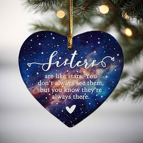 Sisters Are Like Stars Keepsake Gift 2023