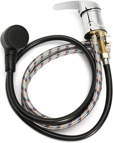 Reemplazo de grifo de champú de salón, tazón de champú profesional, manguera de champú caliente y fría para grifo de fregadero, manguera de