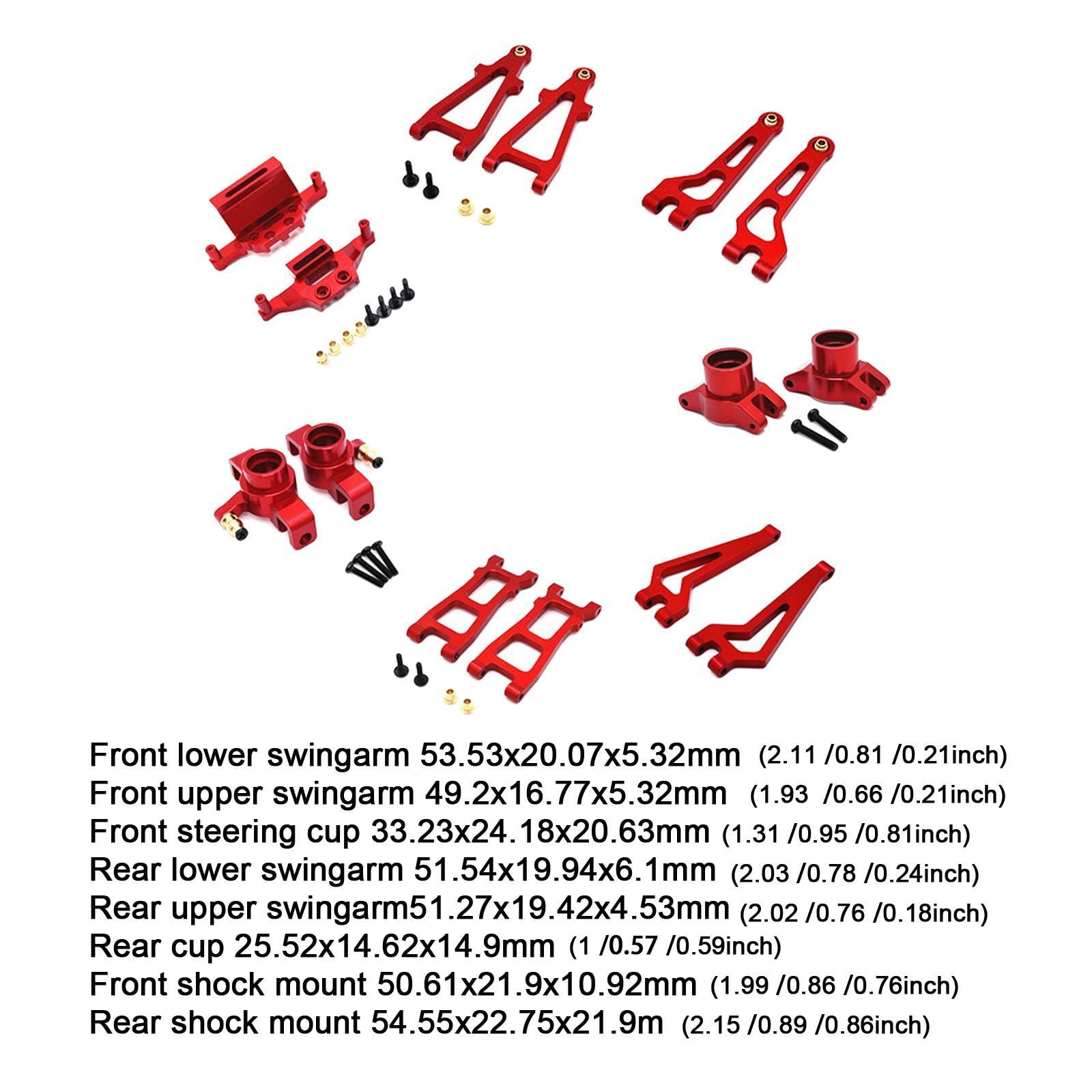 Camiones RC a Escala 1/20, Reemplazan La Actualización del Coche RC para El Coche RC 1/20 20208 C8811, Rojo