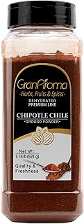 GranAroma Ground Chipotle Chile, Dry Rubs & Marinades, Tex-Mex Spice (1.15 Pound)