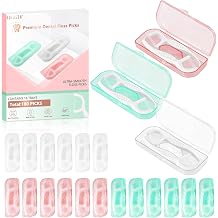 HOFASON 180 Travel Dental Floss Picks, 18 Packs Dental Flossers with Floss Pick Case, Stocking Stuffers for Adults, Bulk Small Dental Gifts for Women Men, Party Favors, Goodie Bag Stuffers for Adult