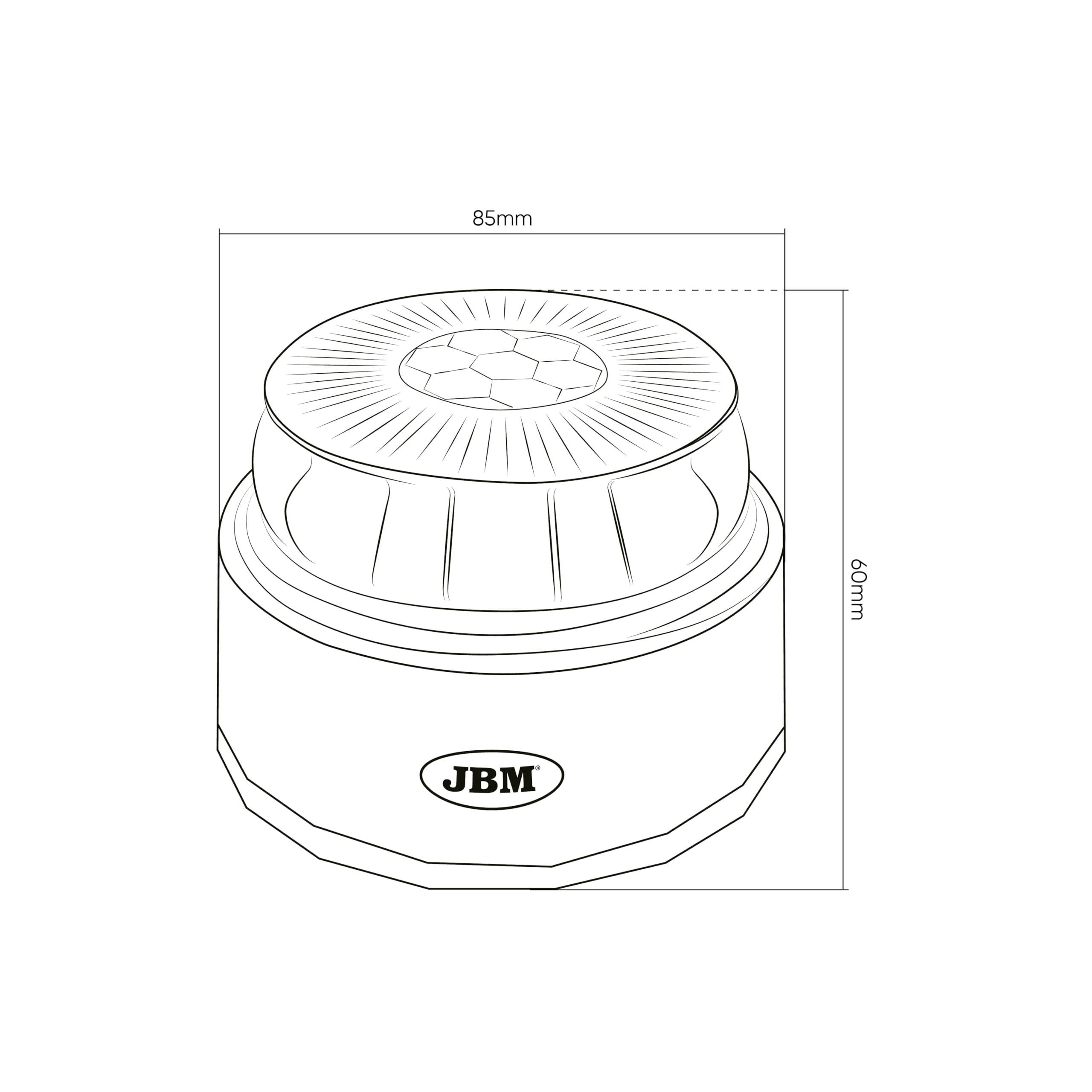 Luz Emergencia V16 Geolocalizable DGT – Baliza Homologada con GPS, SIM 13 años, Conectada DGT 3.0, 24 LED, Visible 1Km, Base Imán, IP54, 3h autonomía, Pilas Incluidas, Obligatoria España 2026