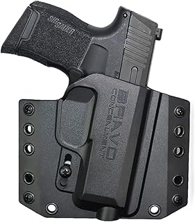 Holster for Sig Sauer P365 (3.1") - OWB Holster for Concealed Carry/Custom fit to Your Gun - Bravo Concealment - Bravo Concealment
