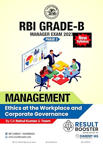 Management for Phase 2 RBI Grade B Ethics at Workplace and Corporate Goevrnance by DIADEMY IAS