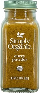 Simply Organic Curry Powder 3oz - Certified USDA Organic Blend of Turmeric, Cumin, Ginger & Spices