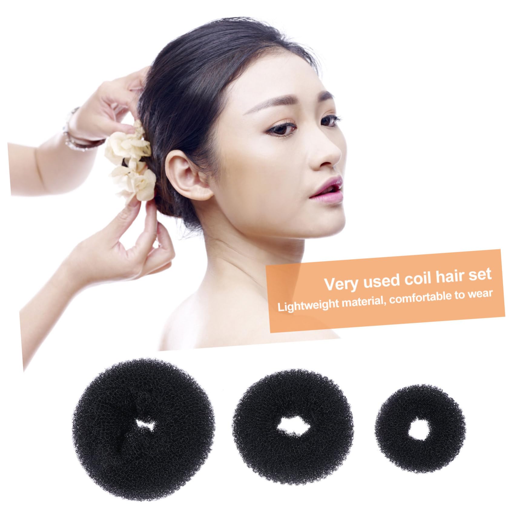 FOMIYES 9sätze Teiliges Haardonut Hochsteckfrisuren U-förmige Haarnadeln Und Elastische Haargummis Für Vielseitige Haarstylings Für Partys Hochzeiten Und Freizeitaktivitäten