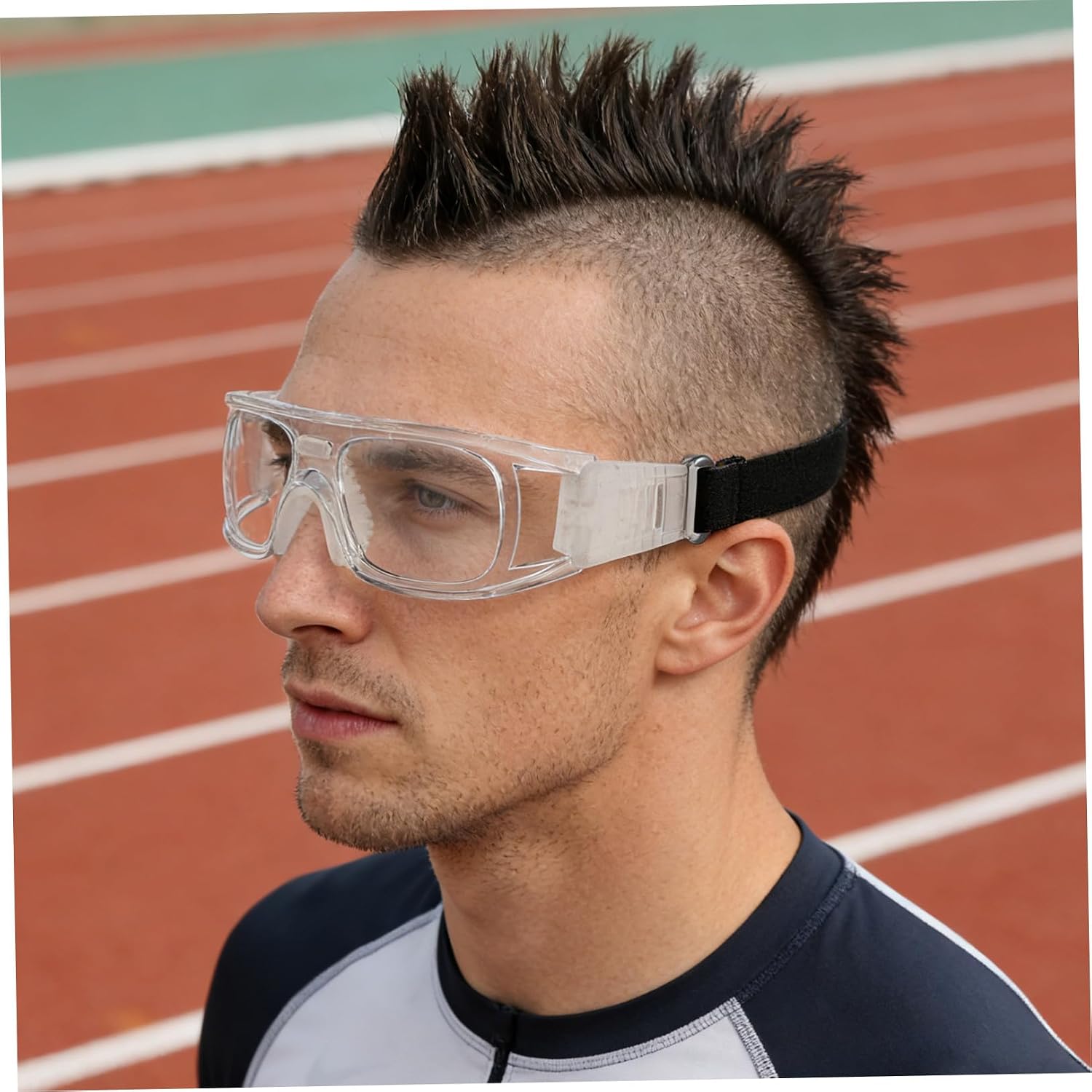 NOLITOY Sports Protective Eyewear Goggles for Basketball Soccer, Adjustable Strap Unisex Sports Glasses for Outdoor Team Training and Game Use