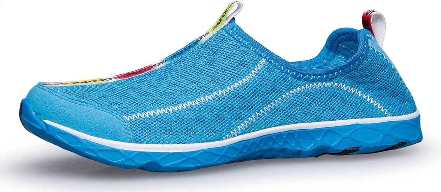 Zhuanglin Men's Quick Drying Aqua Water Shoes 8.5 C-blue