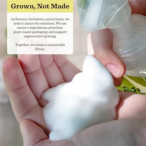 Miniatura 10 de Moon Valley - Bolsa de repuesto para jabón de manos espumoso, paquete de tres unidades, limón y romero, menta lavanda, jabón de pomelo, vegano y sin