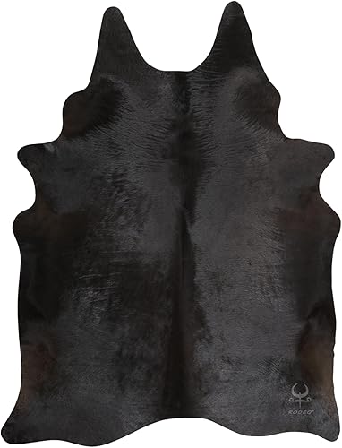 Miniatura 10 de rodeo Alfombra de piel de vaca auténtica alfombra de piel de vaca auténtica y seleccionada a mano para decoración del hogar de campo, alfombra de