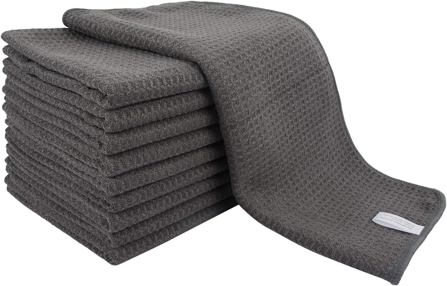 SINLAND Microfiber Dish Drying Towels Dish Towels Waffle