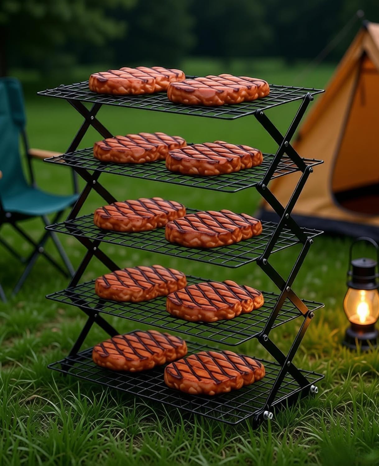 Cooling Racks for Cooking and Baking ，Grid Wire Baking Rack for Oven Cooking, Baking, Grilling, Roasting - Dishwasher Safe Bacon Rack - Fits Jelly Roll Cookie Sheet Pan