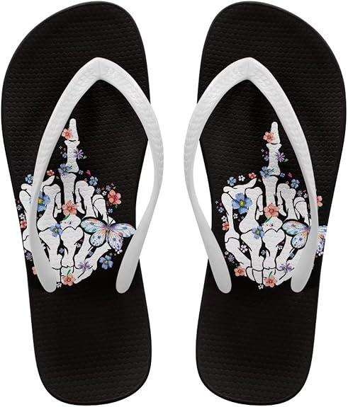 Beach Flip Flops Women with Arch Support Yoga Mat Comfortable Summer Beach Walking Thong Sandals Size 5-9