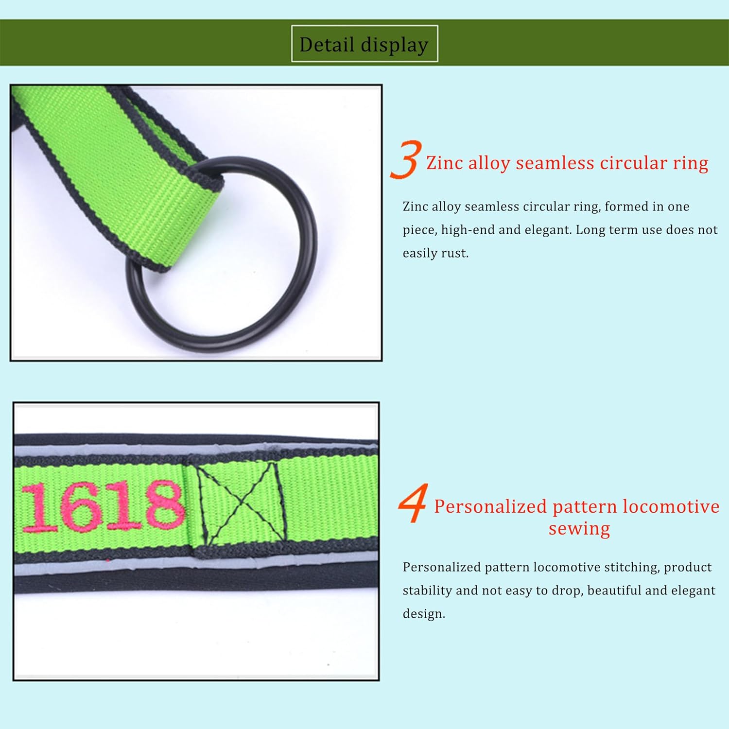 Personalized Dog Reflective Collar with Pet Name and Phone Number Embroidered Nylon Customized Collar for Puppy Small Medium Large Boy Girl Dogs (Diving Material Collar)
