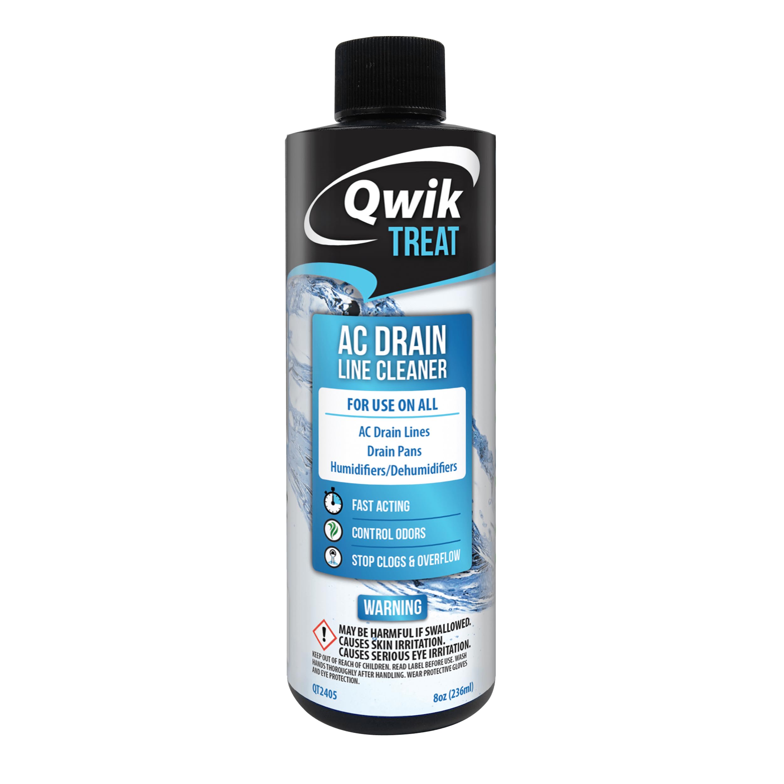 QwikTreat Liquid AC Drain Line & Drip Pan Cleaner