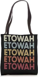 Etowah Tennessee Etowah TN Retro Vintage Text Tote Bag