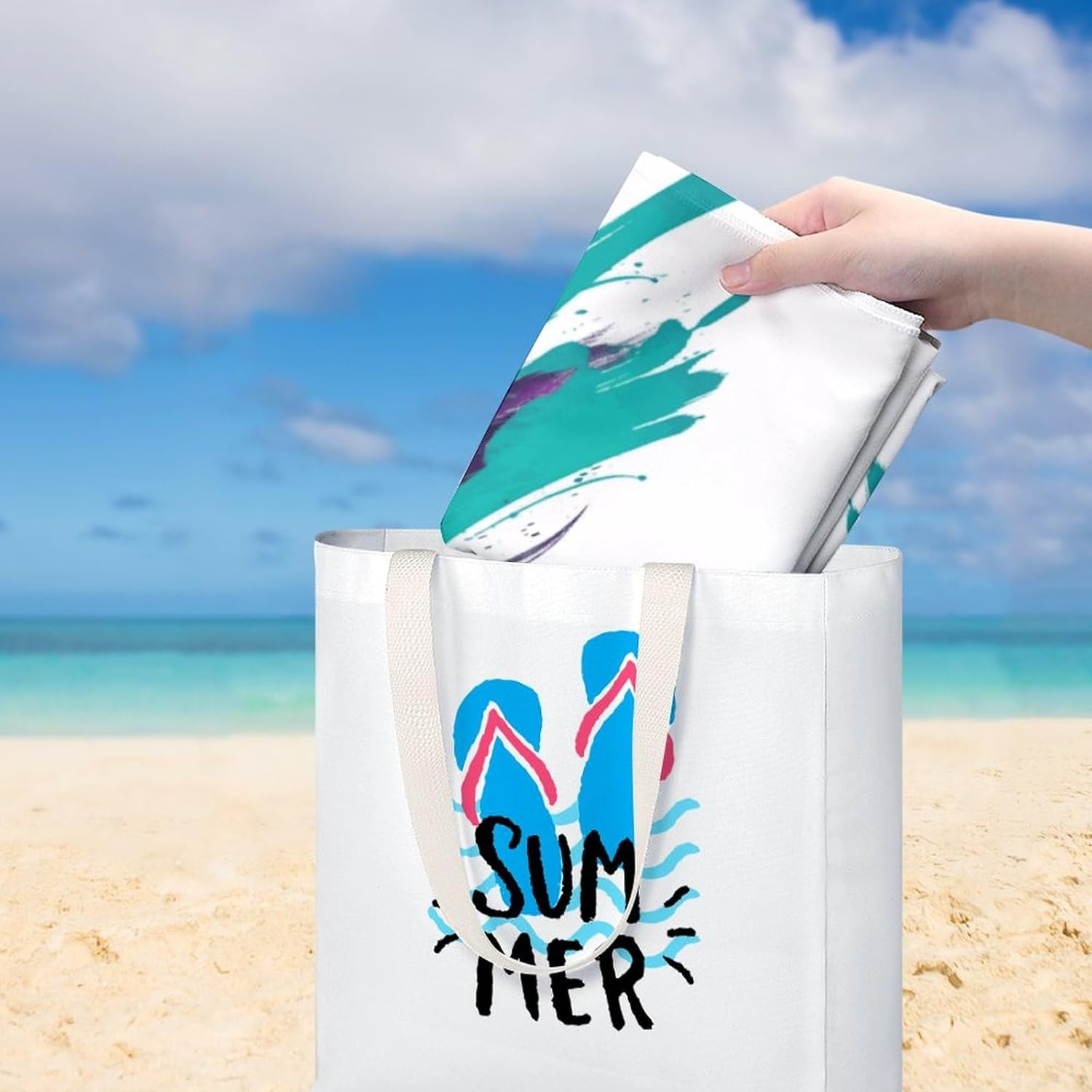 Swimming Towel, Cup Design Printed Fashion Towel,Portable Towel,Durable Towel