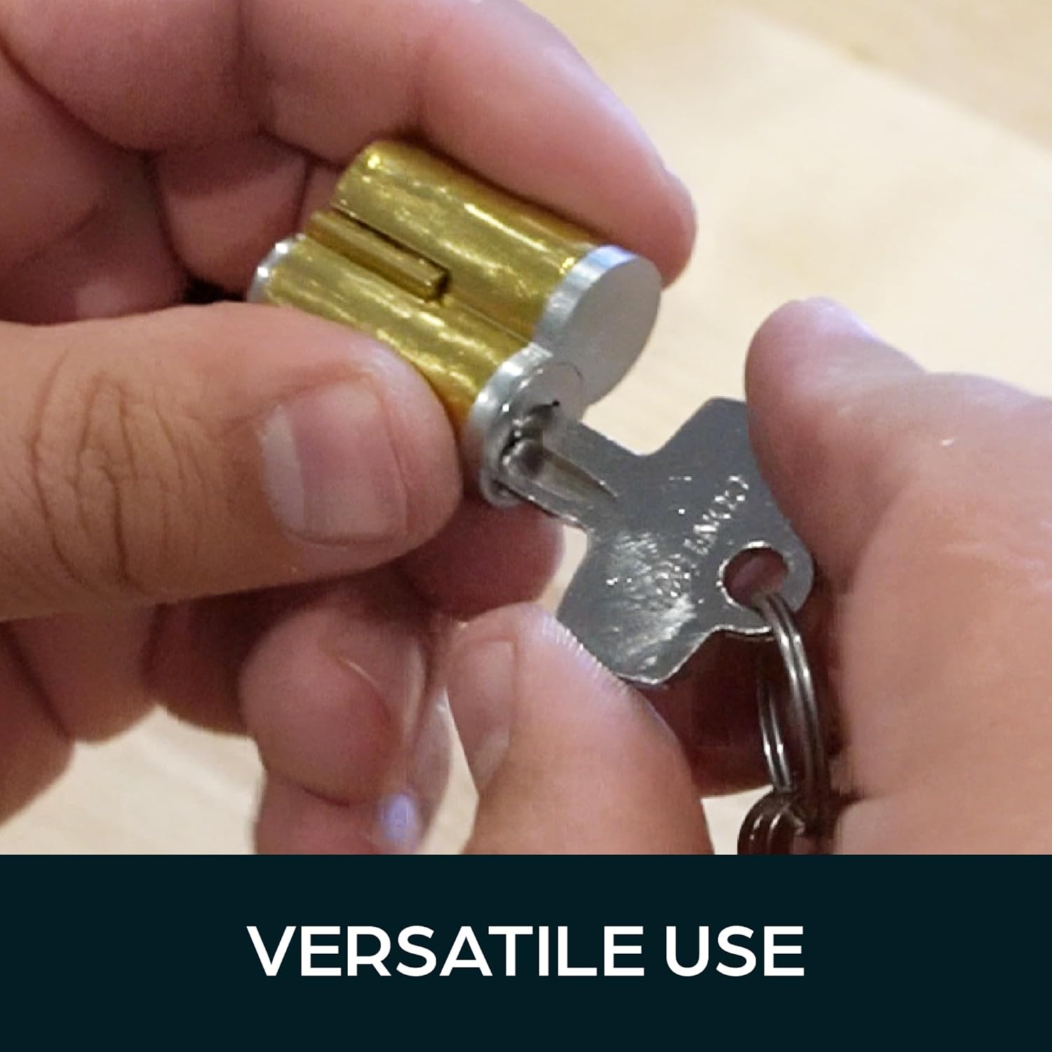 High Security Keyed Up IC Core Cylinder with Control Key KA - Durable and Reliable Lockset for Home and Office Security