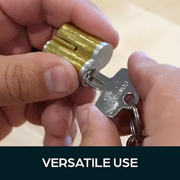 SUMMIT DOORWARE High Security Keyed Up IC Core Cylinder with Control Key KA - Durable and Reliable Lockset for Home and Office Security