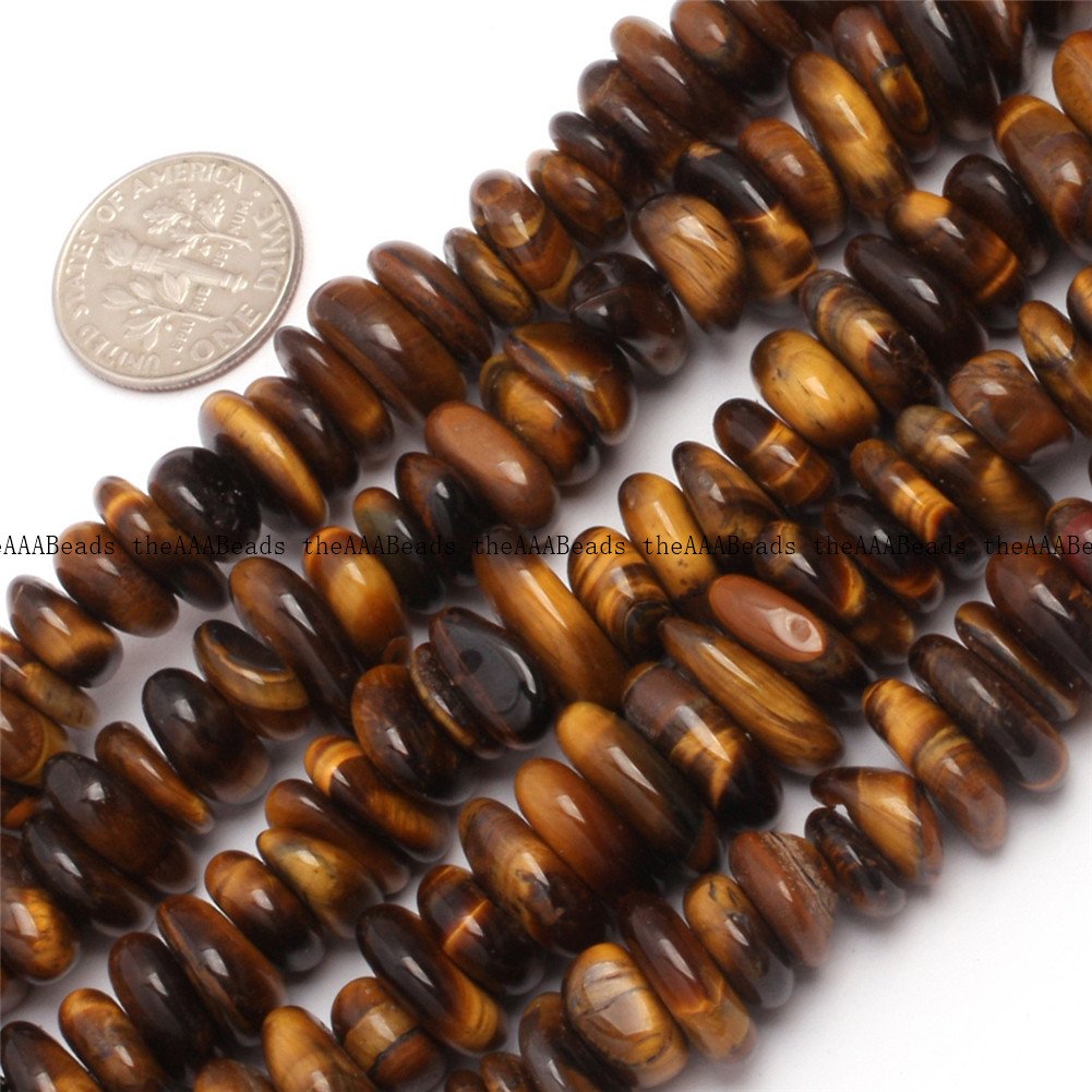 Natur Freeform Achat Edelstein Lose Perlen in Bulk Perlen für Schmuckherstellung Wholesale Perlen One Strand 38,1 cm Tigerauge