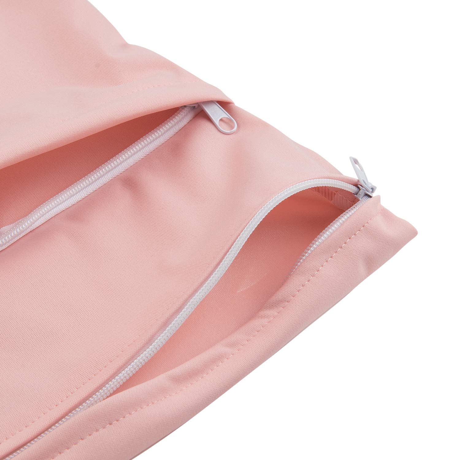 babygoal Wet Dry Bags for Baby Cloth Diapers, Washable Travel Bags, Beach, Pool, Gym Bag for Swimsuits & Wet Clothes with 2 Pockets 3 Pack 3LN09 : Baby