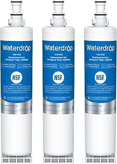 Waterdrop 4396508 Replacement for Everydrop® Filter 5, EDR5RXD1, Whirlpool® WF-NLC240V, 4396510, NLC240V, PNL240V, 4396508p, 4396547, 4392857, LC400V, Refrigerator Water Filter,3 Packs