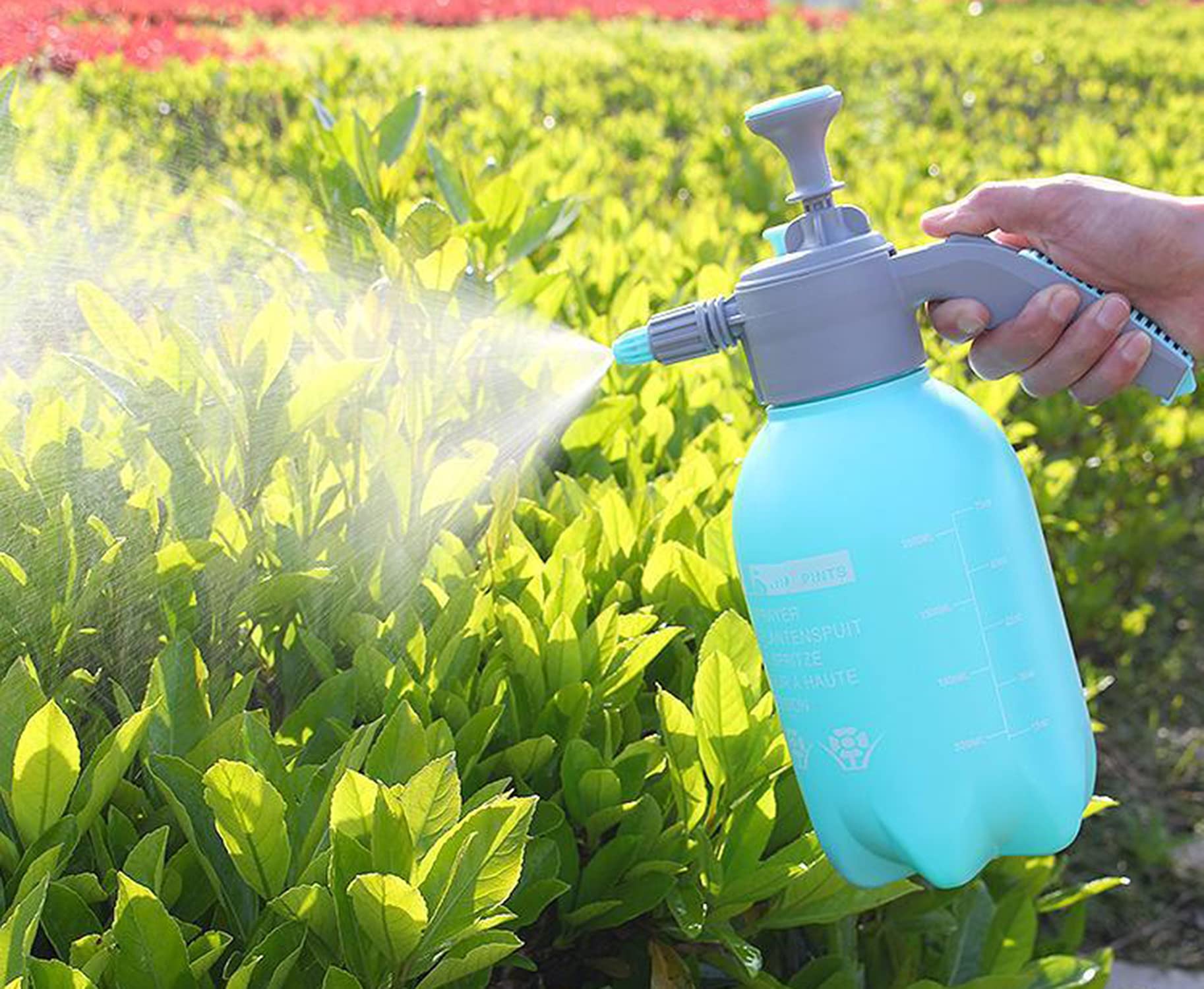 House of Quirk Garden Pump Pressure Sprayer|Lawn Sprinkler|Water Mister|Spray Bottle for Herbicides, Pesticides, Fertilizers (Blue) (B08G7D8PDG) Amazon Price History, Amazon Price Tracker