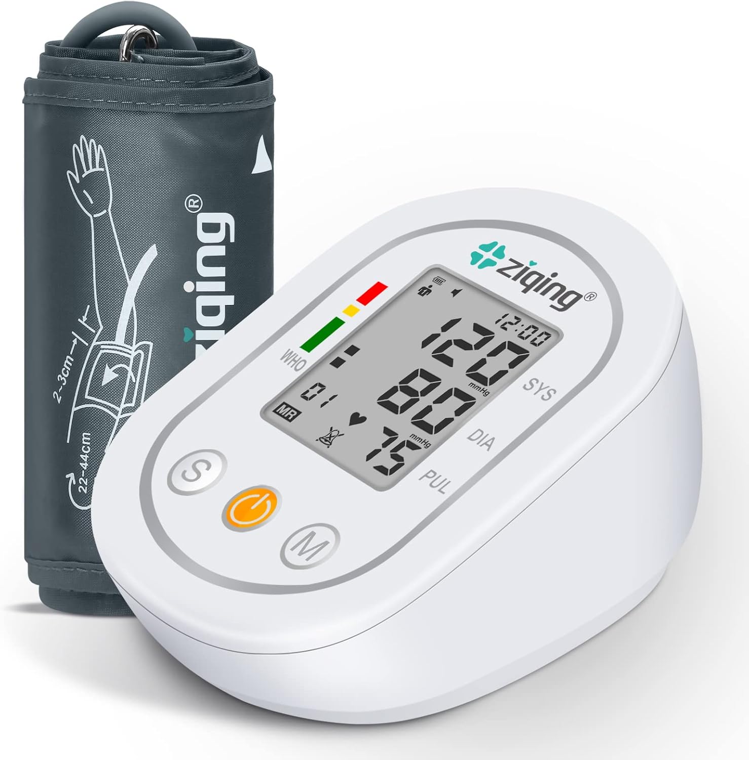 Portable Blood Pressure Monitor ZIQING Mini Upper Arm Blood