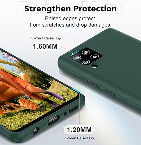Miniatura 5 de LeYi Funda para teléfono Samsung Galaxy A42 5G A42 5G Funda para teléfono con 2 protectores de pantalla de vidrio templado para mujeres y hombres,