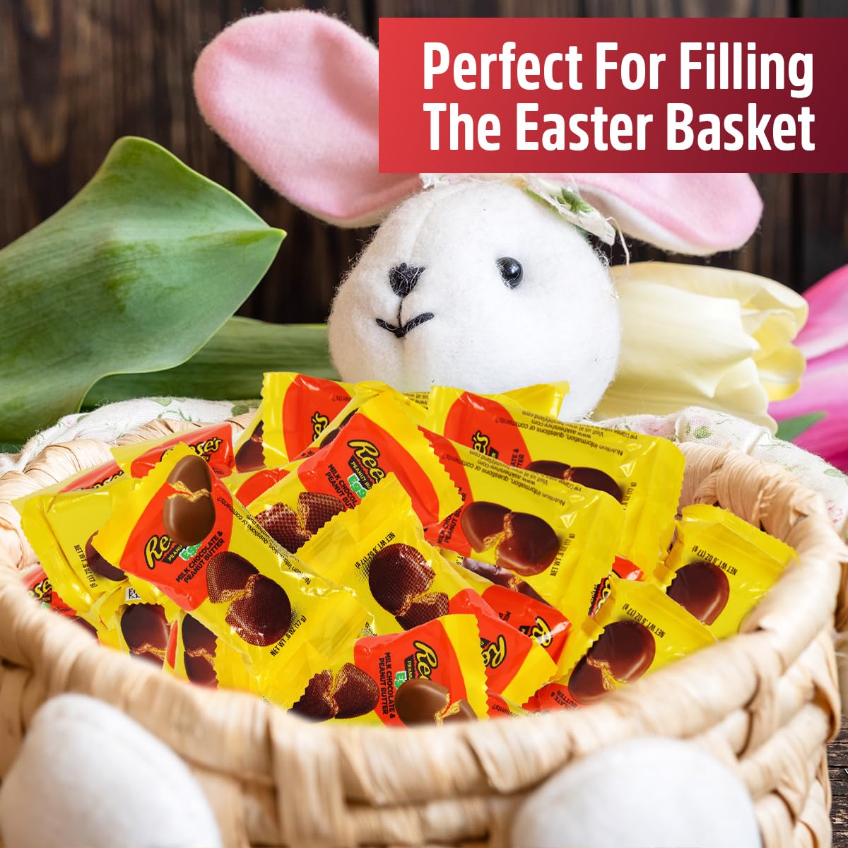 Easter Chocolate Eggs, 2LB Eggs Bulk Pack, Each Egg 0.60oz, Indulge in Delicious Easter Eggs, Peanut Butter Eggs Perfect for Every Sweet Tooth, Perfect Bite Every Time