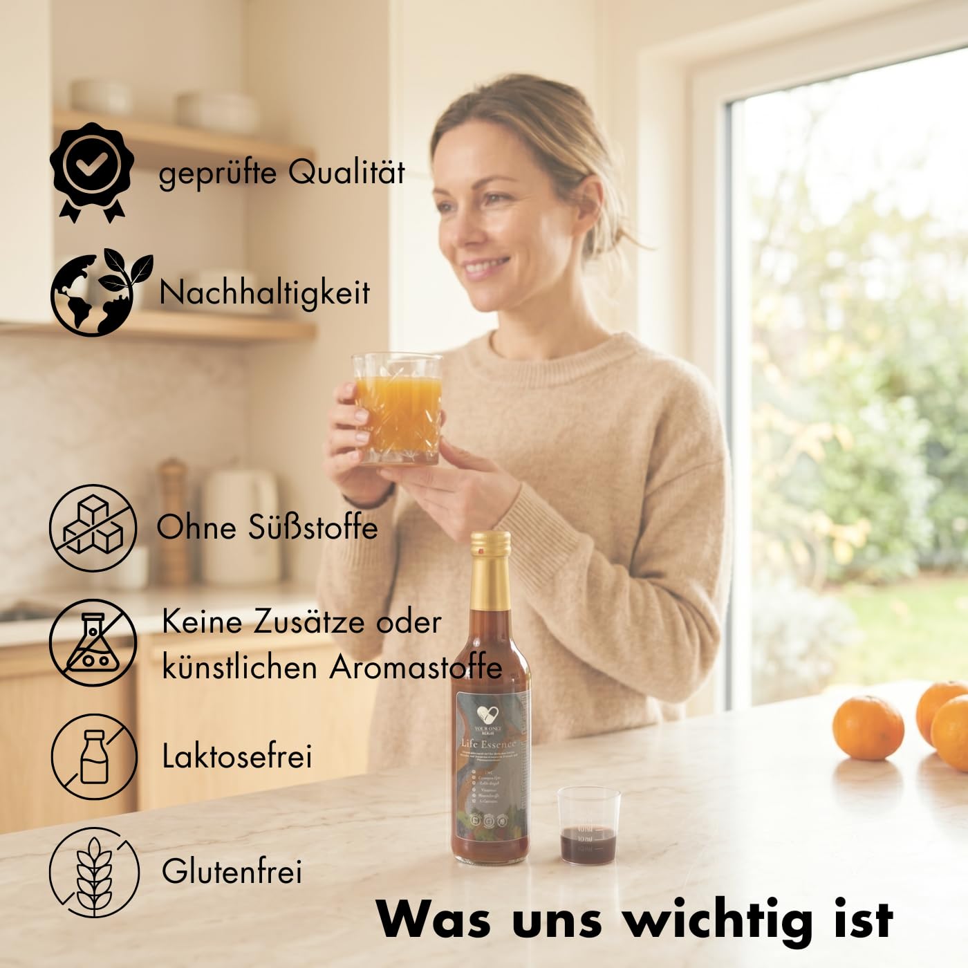 Mikronährstoffe Konzentrat flüssig – 3x 350ml (105 Portionen) | Ganzheitliches Multivitamin mit OPC, Coenzym Q10, Eisen & B-Komplex | Premium Zellschutz & Immunsystem von Life Essence