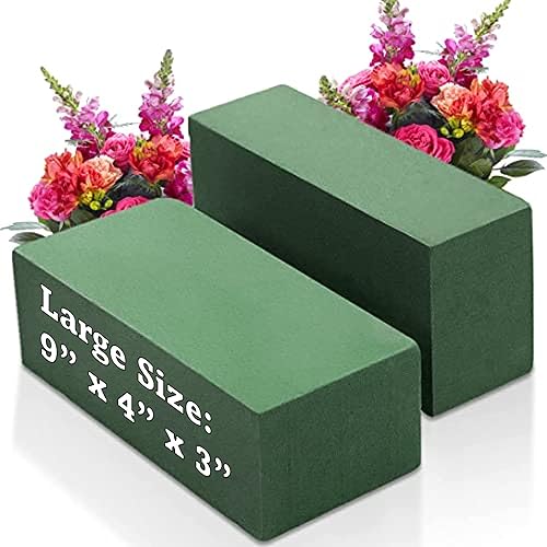 Bloques de espuma floral flores de poliestireno ladrillos verdes aplicados en seco o húmedo suministros de arreglo para flores artificiales o