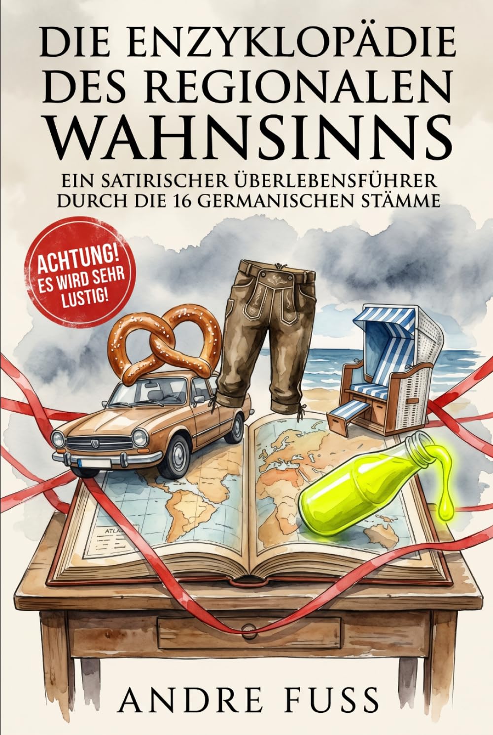 Die Enzyklopädie des regionalen Wahnsinns: Ein satirischer Überlebensführer durch die 16 germanischen Stämme (Alltag des blutigen Wahnsinns - Satirische Protokolle)